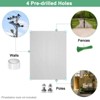 Unique Bargains Aluminum Weather Resistant Waterproof Rust Free Traffic Sign 2 Pcs - 3 of 4