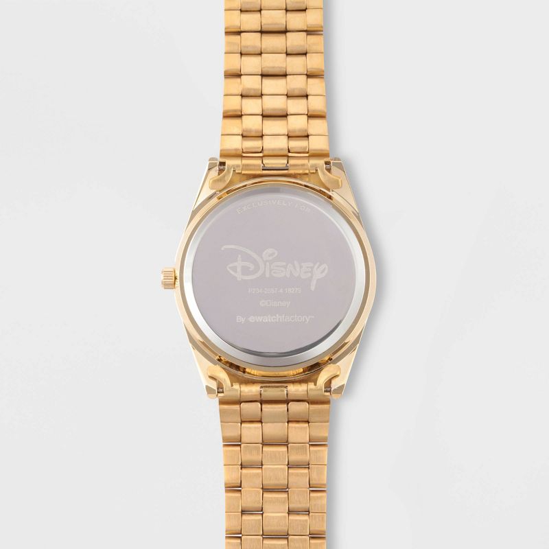 Women&#39;s Disney Mickey Mouse Glitz Bracelet Watch - Gold, 4 of 6
