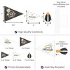 Big Dot of Happiness Just Engaged - Black and White - Triangle Engagement Party Photo Props - Pennant Flag Centerpieces - Set of 20 - 3 of 4