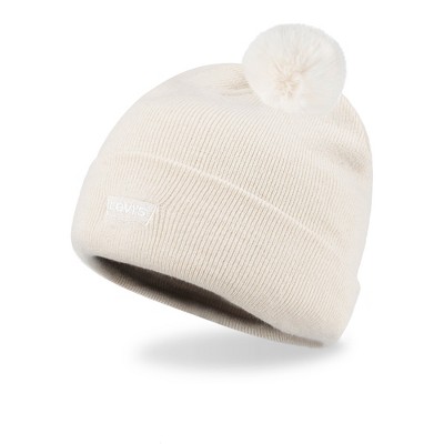 Levi's Women's Relaxed Cuffed Beanie with Pom