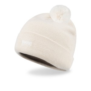 Levi's Women's Relaxed Cuffed Beanie with Pom - 1 of 4