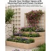 3-Tier Raised Garden Bed with Trellis, Standing Vertical Horticulture Planter Box for Vegetables,Plants,Wood Elevated Planter Box for Backyard,Garden - 3 of 4