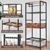 Lyngins Modern Multi-Level Pet Tree Storage Tower for Indoors,Dog/Cat Condo Cabinet with Shelves,Feeding Station - 2 of 4