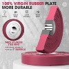 FEIERDUN 2" Color Olympic Bumper Plate Weight Plate for Strength Training - 2 of 4