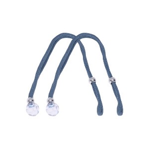 Unique Bargains Faux Crystal Curtain Ties Polyester Plastic 2 Pcs - 1 of 4