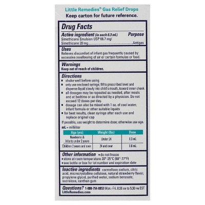 target little remedies gas drops