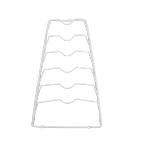 Organize It All Cabinet Door Lid Rack: Steel Kitchen Pot Rack, Under Cabinet Mount, White, 15.75" H x 18.11" D x 12.01" W - 1 of 4
