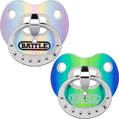 Battle Sports Binky Oxygen Iridescent Lip Protector Mouthguard