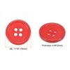 Unique Bargains Resin Craft Snap Round Flat 4-Hole Sewing Buttons 50 Pcs - 2 of 4