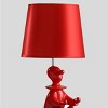 21.25" Modern Polyresin Table Lamp with Built-In Phone Holder, Accent Lamp for Living Room or Bedroom – The Pop Home - 3 of 4