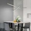 LOVMOR Pendant Lighting Fixture in Silver Integrated LED - image 2 of 4