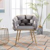 Runesay Velvet Single Sofa Chair Household - 3 of 4