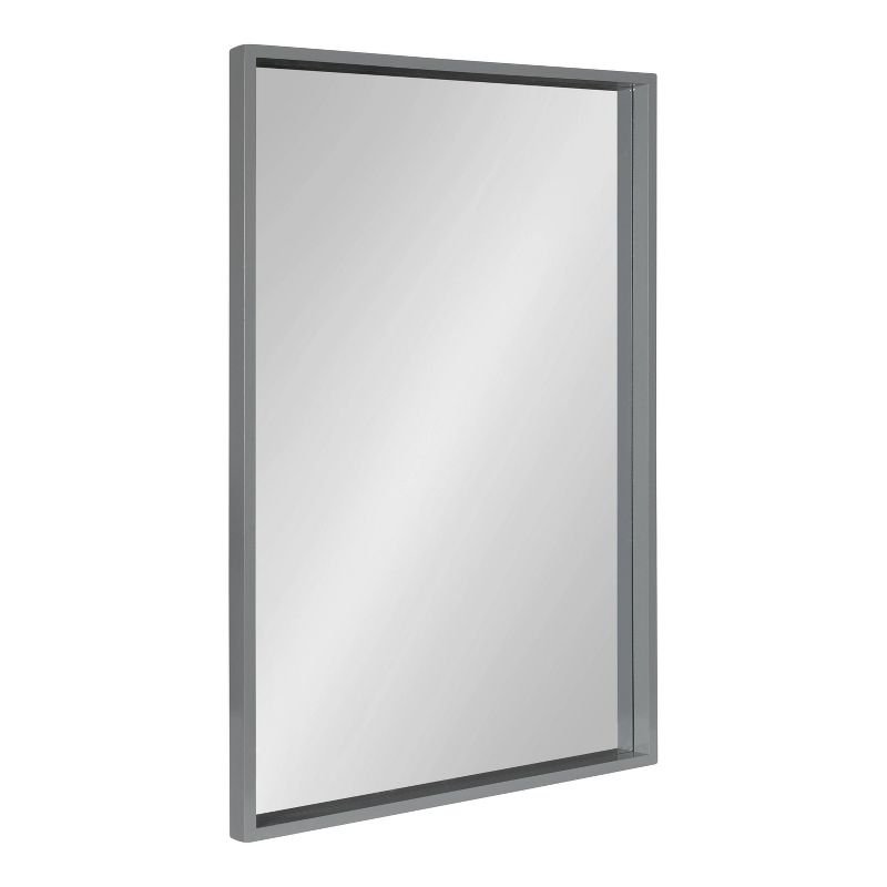 24&#34; x 36&#34; Travis Framed Decorative Wall Mirror Gray - Kate &#38; Laurel All Things Decor, 1 of 8