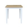 International Concepts Solid Wood Top Table - 3 of 4
