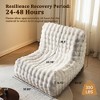 XIZZI Togo Sofa Bean Bag Chair for Adults, Memory Foam Chaise Lounge Chair for Home, Lazy Floor Sofa Couch for Living Room Apartment - 3 of 4