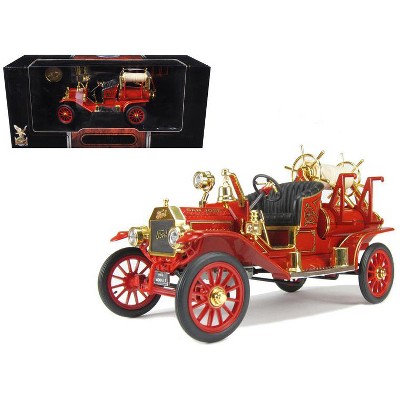 1914 Ford Model T Fire Engine Red 1/18 Diecast Model by Road Signature