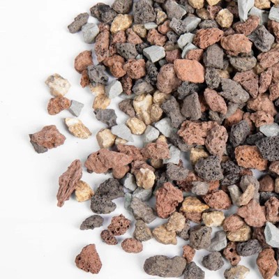 2.5lbs Lava Rocks for Plants 1/5 Inch Pea Gravel for Succulent, Pots Indoor, Terrarium, Cactus