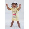 Disney Minnie Mouse Winnie the Pooh Nightmare Before Christmas Baby Girls Snap Romper and Bucket Sun Hat Newborn to Infant - 2 of 4