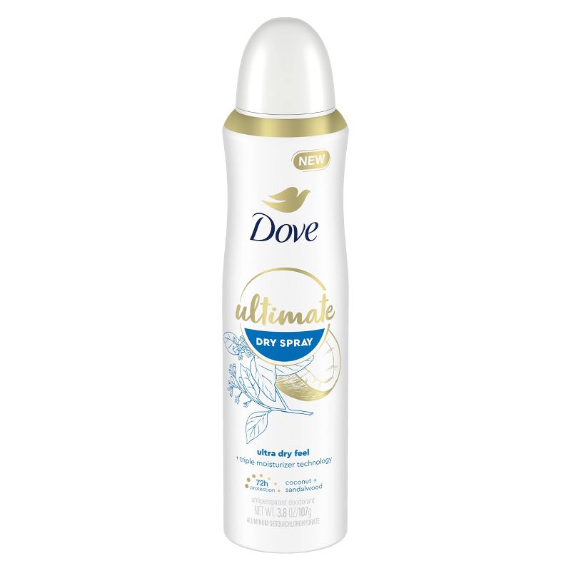 Dove Beauty Ultimate 72-Hour Ultra Dry Feel Dry Spray - Coconut &#38; Sandalwood - 3.8oz, 3 of 6
