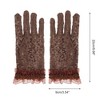 Unique Bargains Women's Leopard Sunblock Mittens 1 Pair - 3 of 4
