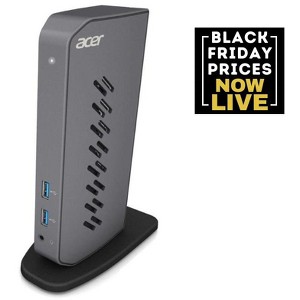 Acer USB 3.0 Dock U301: USB 3.1 Type-C Host | 2x HDMI (FHD 60Hz) | 1x USB 3.1 UFP (Laptop) | 4x USB 2.0 | 2x USB 3.1 Gen 1 Ports - 1 of 4
