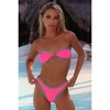 Moda Minx 'Hot Pink' Bohemian Bay Kailani Bandeau Bikini Top - 4 of 4