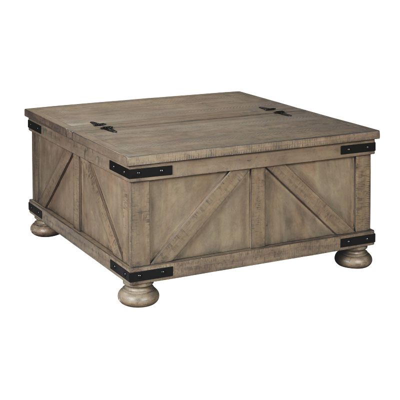 Aldwin Cocktail Table with Storage Brown - Signature Design by Ashley, 1 of 13