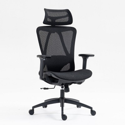 Ergonomic Office Chair with Breathable Mesh Back and 3D Armrests, Adjustable  360° Swivel Task Chair for Office or Study – The Pop Home