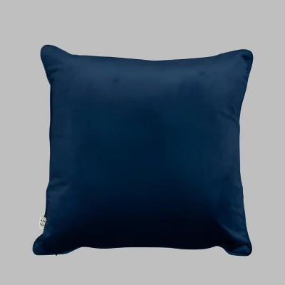 Cushion F+H Velvet Plain Midnight Blue