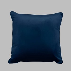Cushion F+H Velvet Plain Midnight Blue - 1 of 1