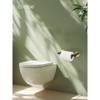 Cobbe Gold & Black Toilet Paper Holder SUS304 Stainless Steel, Double Post Pivoting Toilet Paper Roll Holder, Bathroom Toilet Paper Holder Wall Mount - 2 of 4