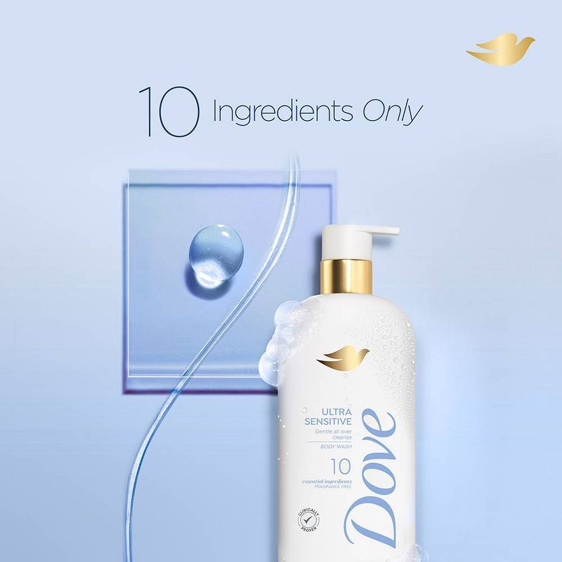Dove Serum Body Wash - Ultra Sensitive - 18.5 fl oz, 5 of 12