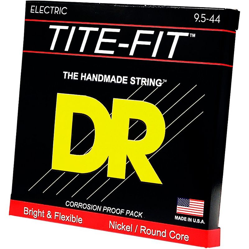 DR Strings Tite-Fit HT-9.5 Half-Tite Nickel Plated Electric Guitar Strings, 3 of 4