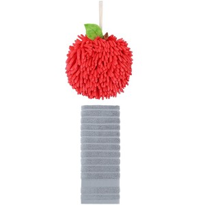 REGALWOVEN Absorbent Quick Drying Solid Decorative Hand Towels for Bathroom 14" x 30"/6" x 6" 2 Pcs - 1 of 4