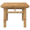 vidaXL Coffee Table 17.7"x17.7"x13.8" Bamboo - 3 of 4
