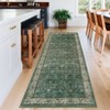 Washable Antique Distressed Area Rugs, Vintage Print Accent Non Slip Large Carpet for Living Room Bedroom Nursery Office Farmhouse Hallway - 3 of 4