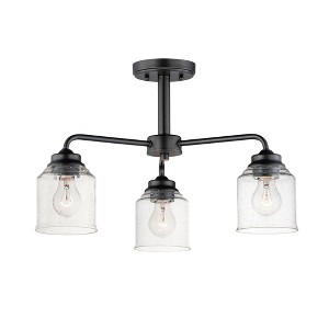 Maxim Lighting Acadia 3 - Light Chandelier in  Black - 1 of 1