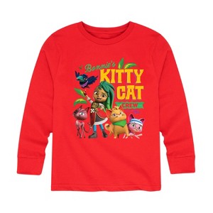 Boys' - Santiago of The Seas - Kitty Cat Crew Long Sleeve Graphic T-Shirt - 1 of 4
