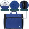 PAVILIA Large Hanging Toiletry Bag, Travel Women Men Cosmetic Organizer, Water Resistant Makeup Accessories Essentials Kit - 3 of 4