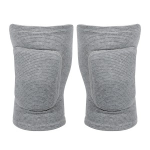 Unique Bargains Knee Brace Protection Sponge Soft Breathable Knee Pads Soft Breathable Knee Support Knee Brace for Sport Gym 1 Pair - 1 of 4