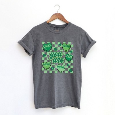 Simply Sage Market Women's St. Patrick's Affirmations Short Sleeve Garment Dyed Tee