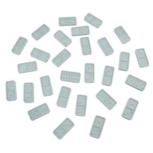 Hudson Baby Silicone Dominoes, Blue, One Size - 1 of 2