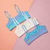 Yellowberry 3PK Girls' Super Soft Cotton First Training Bra with Convertible Straps - 2 of 4