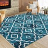 Washable Modern Non Slip Living Room Rugs, Soft Low Pile Bedroom Carpet, Stain Resistant Floor Cover for Dining Room - 4 of 4