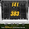 ZAFRO 4-Burner Gas Grill with Side Burner, Stainless Steel Propane Grill 42000BTU for Outdoor Cooking, Silver - 4 of 4