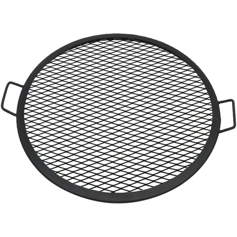 Sunnydaze Outdoor Camping or Backyard Heavy-Duty Steel Round X-Marks Fire Pit Cooking Grilling Grate, 1 of 9