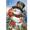 Briarwood Lane Winter House Flag 40x28 For Outdoor Winter Snowman Friends For Winter House Flag - 3 of 4