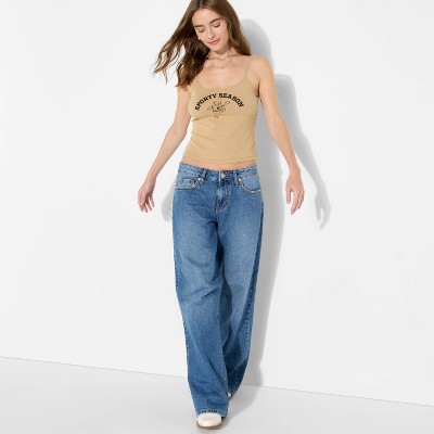 Women's Game Day Scoopneck Graphic Cami - Wild Fable™