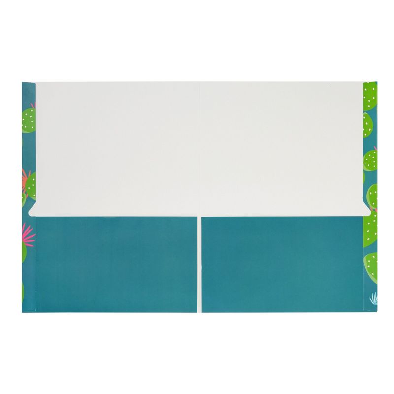 Paper Junkie 12 Pack Succulent 2 Pocket Folders, Cactus School Supplies, Letter Size, 9.25 x 12 In, 3 of 6