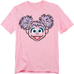Men's Sesame Street Abby Cadabby Full Face T-Shirt - 1 of 4